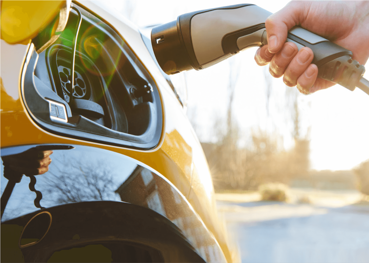 Electric car charging at selected developments