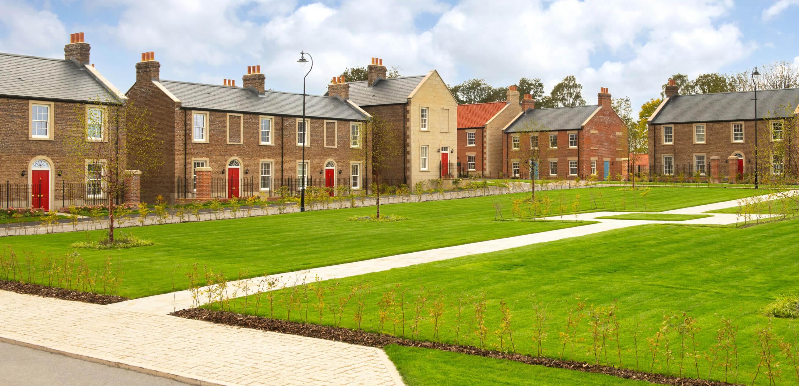 Hedworths Green at Lambton Park streetscene