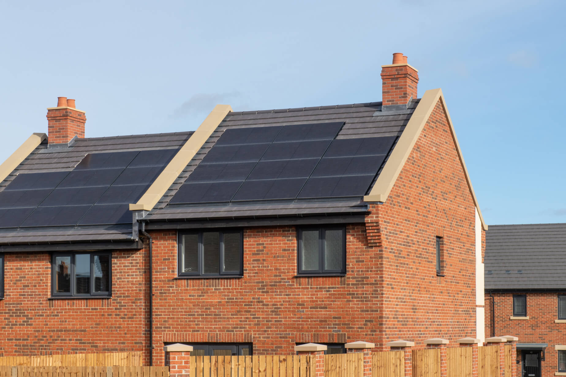 Bellway homes with solar PV