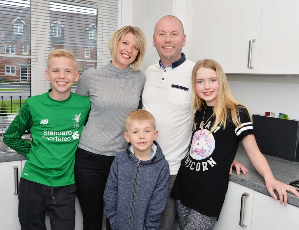 Family in kitchen Family in kitchen